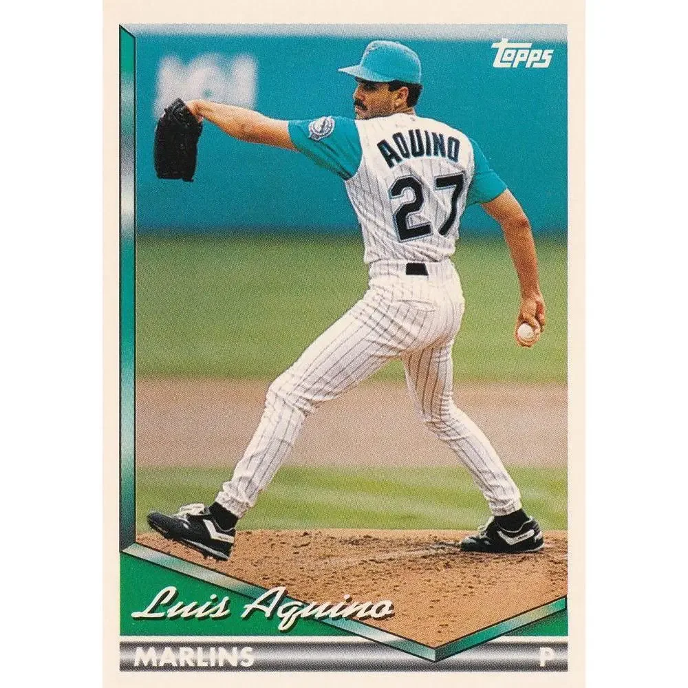 1994 Topps Luis Aquino # 76 Florida Marlins
